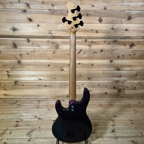 Ernie Ball Music Man DarkRay Electric Bass Guitar - Dark Rainbow