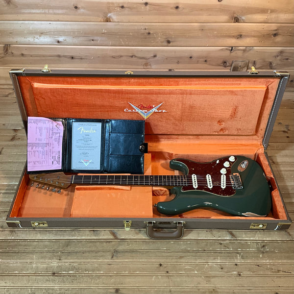 Fender Custom Shop 1960 Stratocaster Relic Electric Guitar - Olive Drab Green