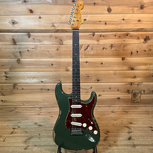 Fender Custom Shop 1960 Stratocaster Relic Electric Guitar - Olive Drab Green