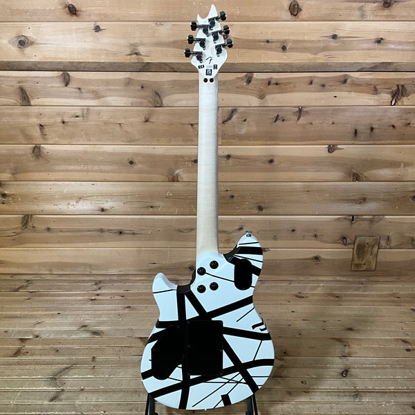 EVH Wolfgang Special Striped Electric Guitar - Black and White