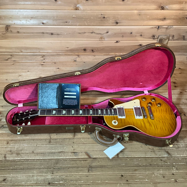 Gibson Custom M2M 1959 Les Paul Standard Reissue Electric Guitar - Dirty Lemon