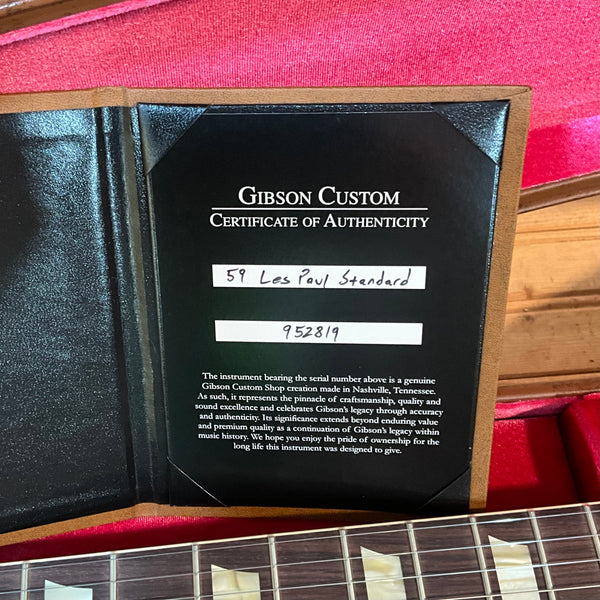Gibson Custom M2M 1959 Les Paul Standard Reissue Electric Guitar - Dirty Lemon
