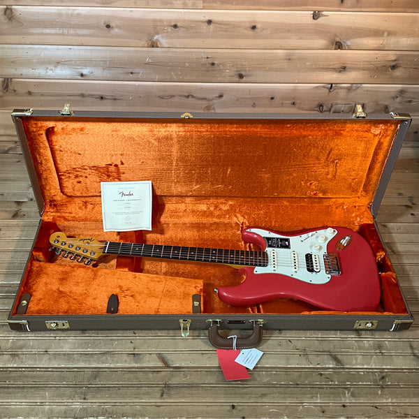 Fender American Ultra Luxe Vintage 60s Stratocaster HSS Electric Guitar - Fiesta Red