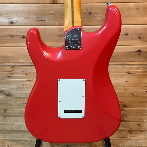 Fender American Ultra Luxe Vintage 60s Stratocaster HSS Electric Guitar - Fiesta Red