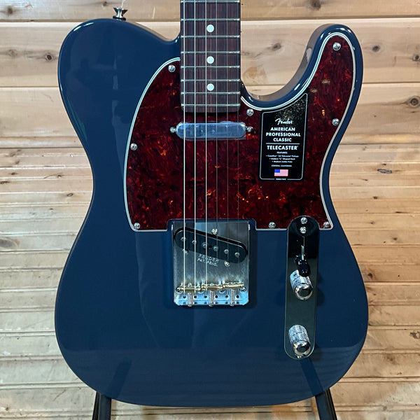 Fender American Professional Classic Telecaster Electric Guitar - Faded Black