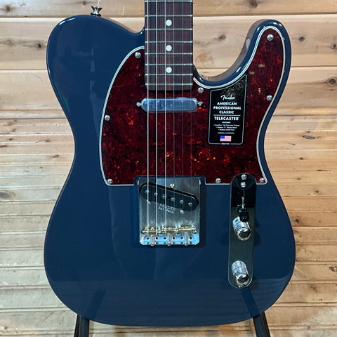 Fender American Professional Classic Telecaster Electric Guitar - Faded Black
