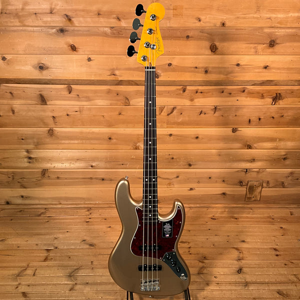 Fender American Professional Classic Jazz Electric Bass - Faded Firemist Gold