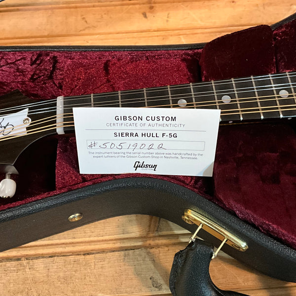 Gibson Custom Sierra Hull F-5G Mandolin - Sunburst