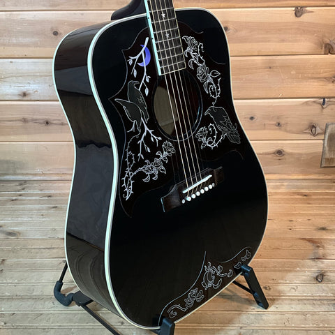 Gibson Custom Kirk Hammett Raven Acoustic Guitar - Ebony