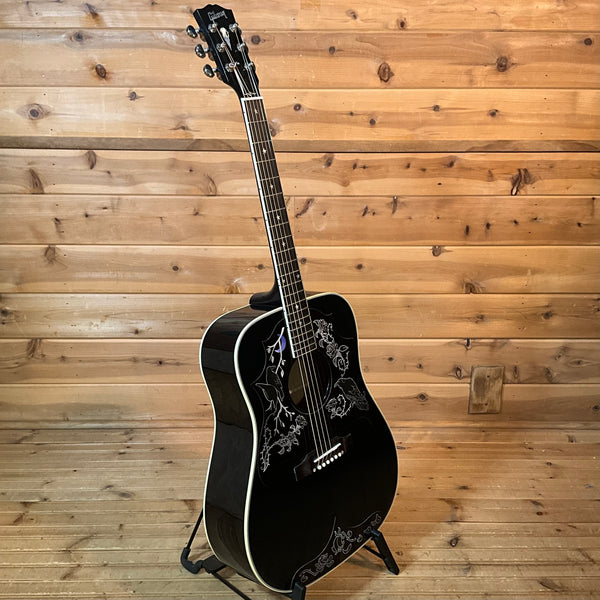 Gibson Custom Kirk Hammett Raven Acoustic Guitar - Ebony