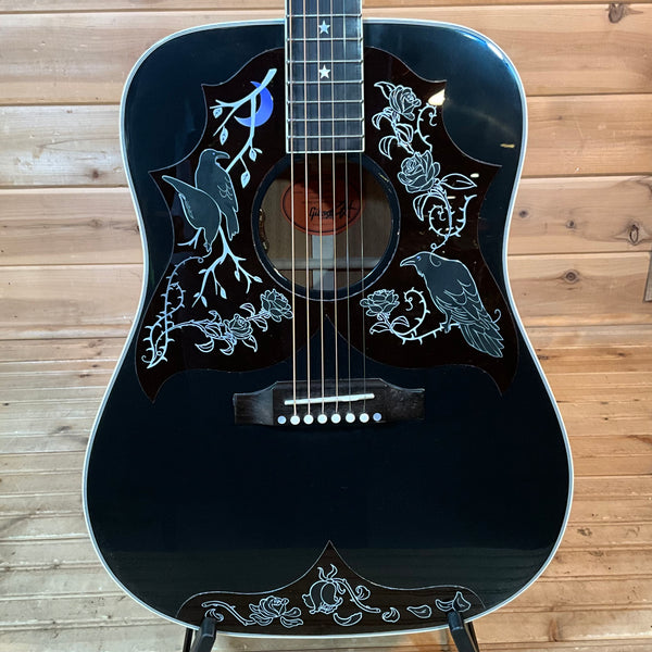 Gibson Custom Kirk Hammett Raven Acoustic Guitar - Ebony