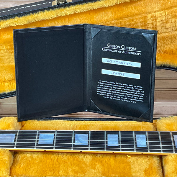 Gibson Custom Shop M2M 1968 Les Paul Custom Figured Top Electric Guitar - Sweet Cherry Red