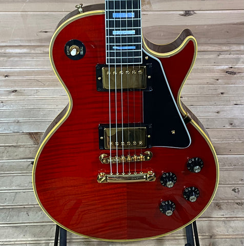 Gibson Custom Shop M2M 1968 Les Paul Custom Figured Top Electric Guitar - Sweet Cherry Red
