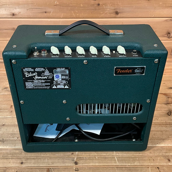 Fender 2020 Limited Edition Blues Junior IV Jensen C12Q Guitar Amplifier USED - Racing Green