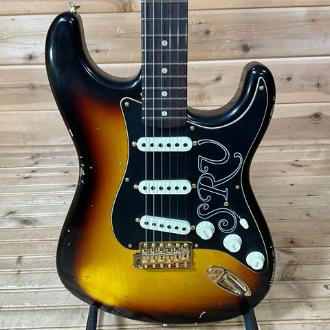 Fender Custom Shop Stevie Ray Vaughan Signature Stratocaster Relic Electric Guitar - Faded 3 Color Sunburst