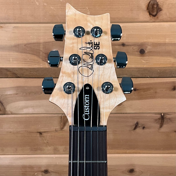 PRS SE Custom 24 Exclusive Electric Guitar - Blue Matteo/Natural Back