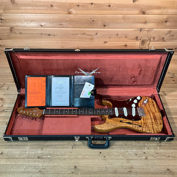 Fender Custom Shop B2 Artisian Koa Stratocaster Electric Guitar - Natural