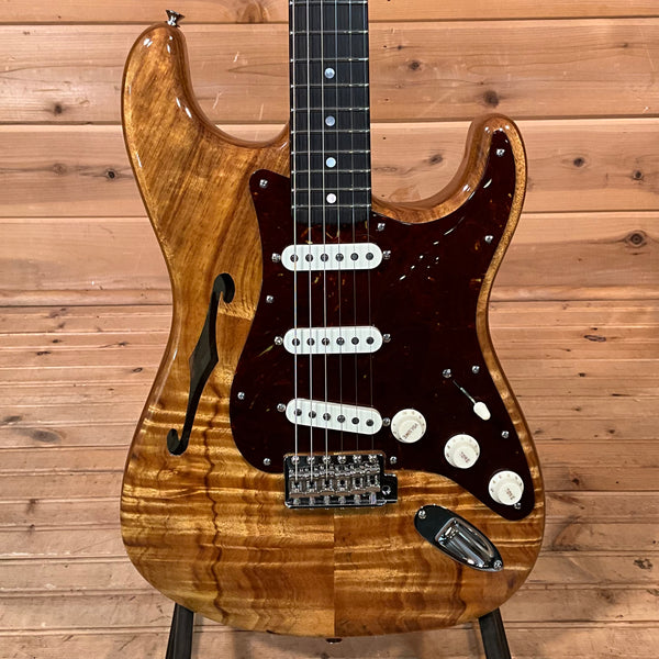 Fender Custom Shop B2 Artisian Koa Stratocaster Electric Guitar - Natural