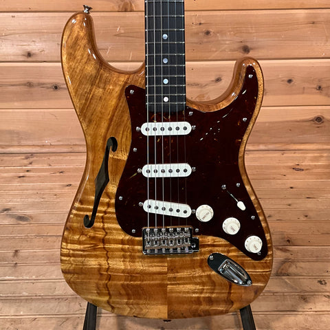 Fender Custom Shop B2 Artisian Koa Stratocaster Electric Guitar - Natural