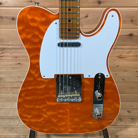Fender Custom Shop 1953 Telecaster Electric Guitar - Sunset Orange Transparent