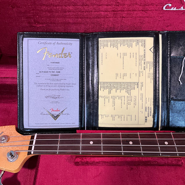 Fender Custom Shop 1960 Precision Bass Time Capsule Electric Bass - Sherwood Green Metallic