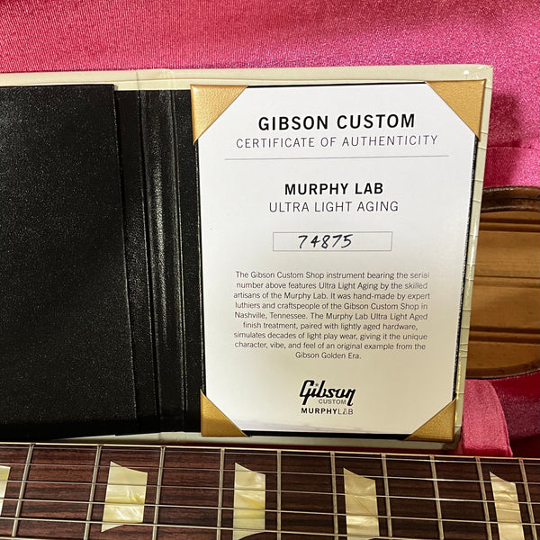 Gibson Custom Shop 1957 Les Paul Goldtop Reissue Murphy Lab Ultra Light Aged Electric Guitar - Double Gold