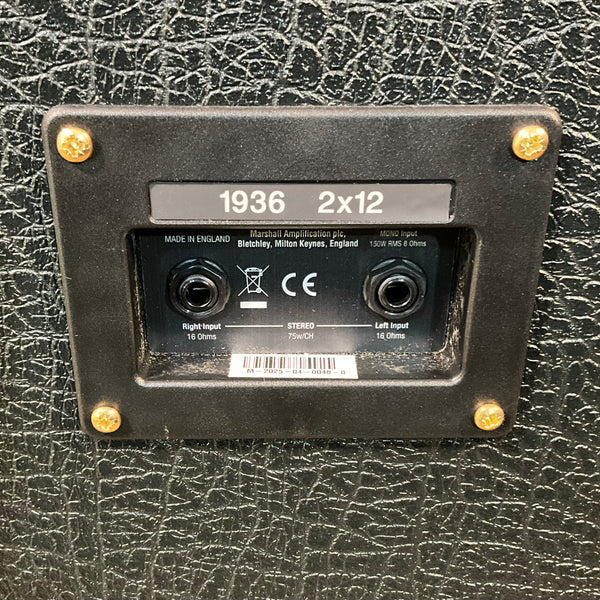 Marshall 1936 Lead 2x12 Guitar Speaker Cabinet USED