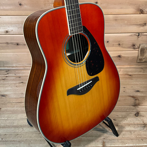 Yamaha FG830 Dreadnought Acoustic Guitar - Autumn Burst