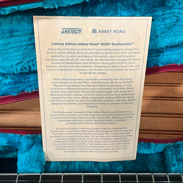 Gretsch Limited Edition Abbey Road Studiomatic Electric Guitar - Classic Walnut Stain