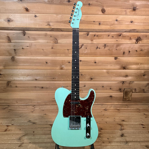 Fender Custom Shop 1963 Telecaster Journeyman Relic Electric Guitar - Aged Surf Green