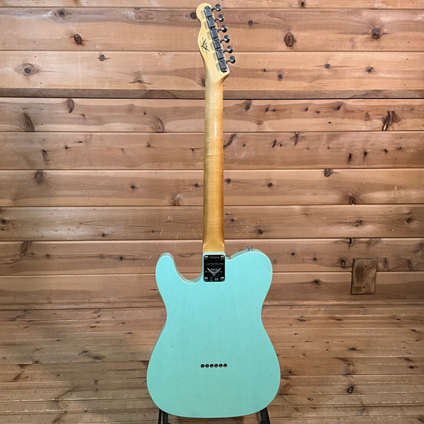 Fender Custom Shop 1963 Telecaster Journeyman Relic Electric Guitar - Aged Surf Green