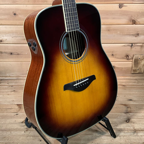 Yamaha FG-TA TransAcoustic Dreadnought Acoustic Electric Guitar - Brown Sunburst