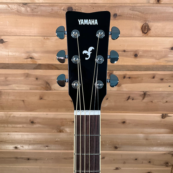 Yamaha FG-TA TransAcoustic Dreadnought Acoustic Electric Guitar - Black