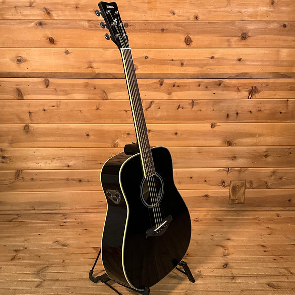 Yamaha FG-TA TransAcoustic Dreadnought Acoustic Electric Guitar - Black
