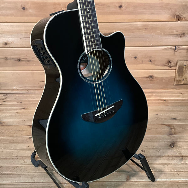Yamaha APX600 Thinline Acoustic Electric Guitar - Oriental Blue Burst