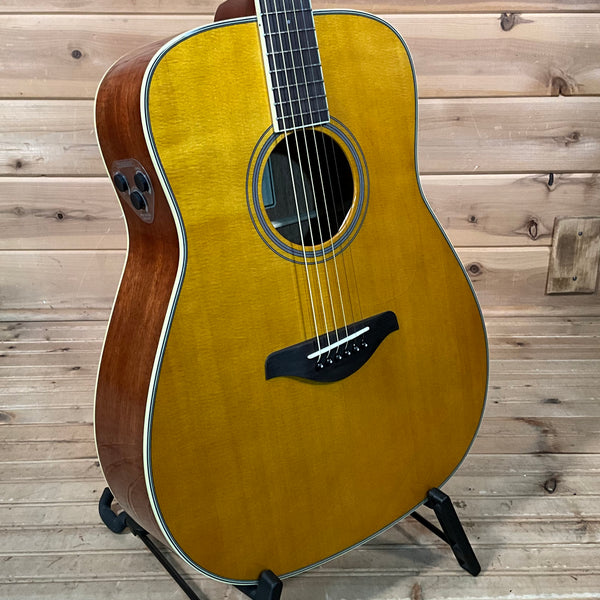 Yamaha FG-TA TransAcoustic Dreadnought Acoustic Electric Guitar - Vintage Tint