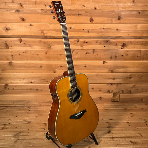 Yamaha FG-TA TransAcoustic Dreadnought Acoustic Electric Guitar - Vintage Tint