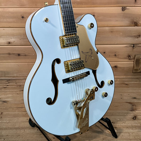 Gretsch Synchromatic Falcon Hollow Body Single-Cut Electric Guitar - Snowcrest White