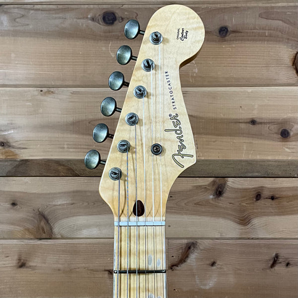 Fender Custom Shop LTD 1954 Stratocaster Hardtail Journeyman Relic Electric Guitar - Aged White Blonde