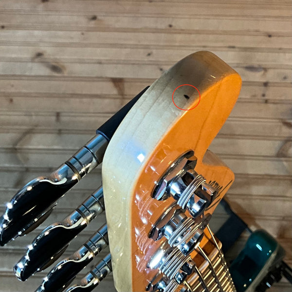 Fender 1998 American Deluxe Jazz Electric Bass Guitar USED - Teal Green Transparent