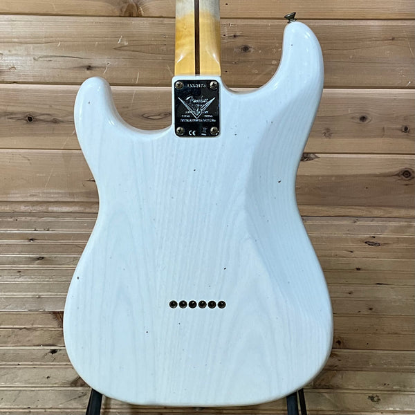 Fender Custom Shop LTD 1954 Stratocaster Hardtail Journeyman Relic Electric Guitar - Aged White Blonde