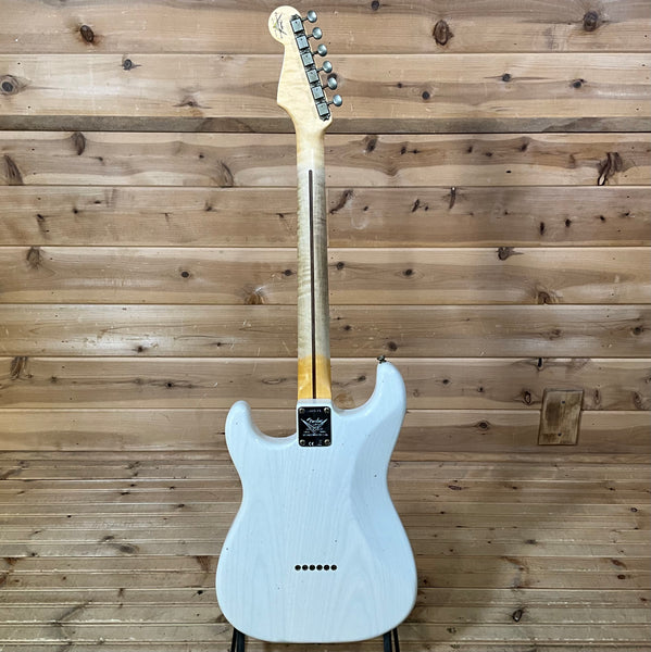 Fender Custom Shop LTD 1954 Stratocaster Hardtail Journeyman Relic Electric Guitar - Aged White Blonde