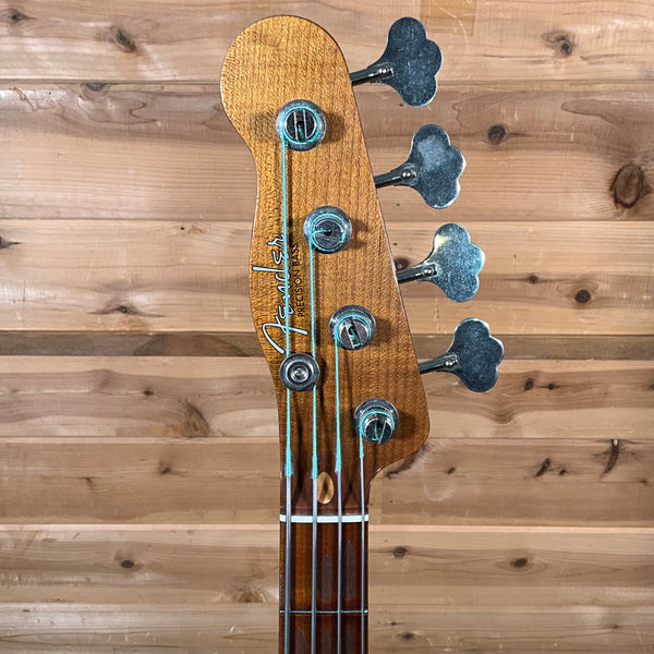 Fender Custom Shop 1955 Precision Bass Journeyman Relic Electric Bass Guitar - Mercedes Blue
