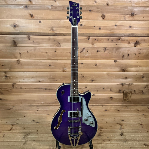 Duesenberg Starplayer TV Semi-Hollow Electric Guitar - Galaxy Blast Purple