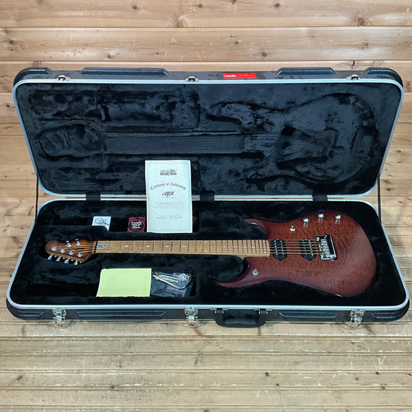 Ernie Ball Music Man JP15 Electric Guitar USED - Sahara Burst Quilt