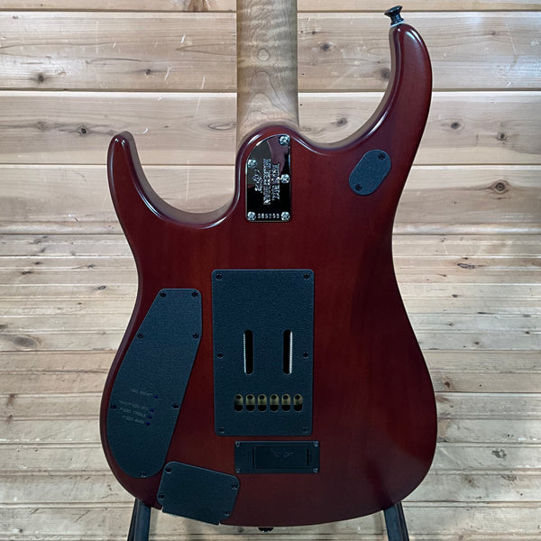 Ernie Ball Music Man JP15 Electric Guitar USED - Sahara Burst Quilt