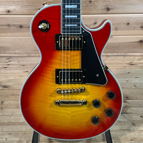 Epiphone Les Paul Custom Figured Electric Guitar - Heritage Cherry Sunburst