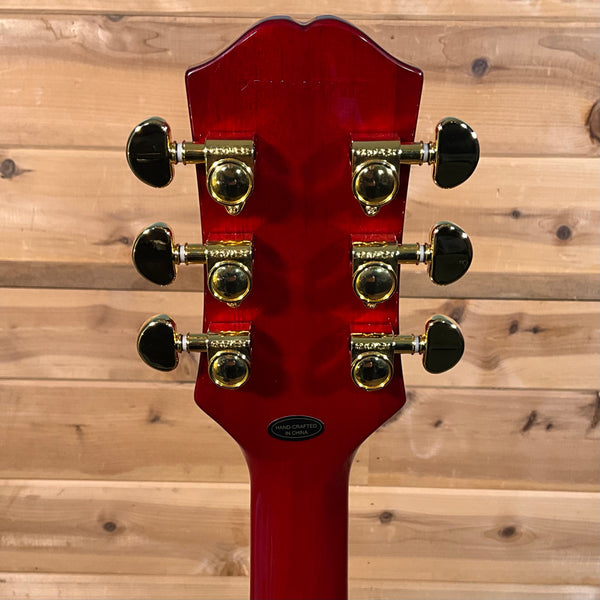 Epiphone Les Paul Custom Figured Electric Guitar - Heritage Cherry Sunburst