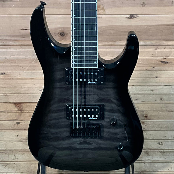 Jackson JS Series Dinky Arch Top JS22Q-7 DKA HT Electric Guitar - Transparent Black Burst