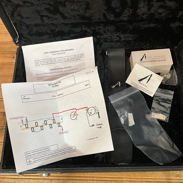 Tom Anderson 2017 T Classic Electric Guitar (USED) - Translucent Butterscotch